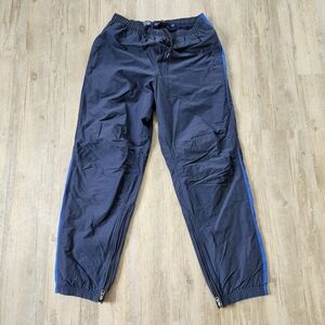 Vintage Polo Sport Ralph Lauren Men's Blue Windbreaker Track Jogger Pants Medium